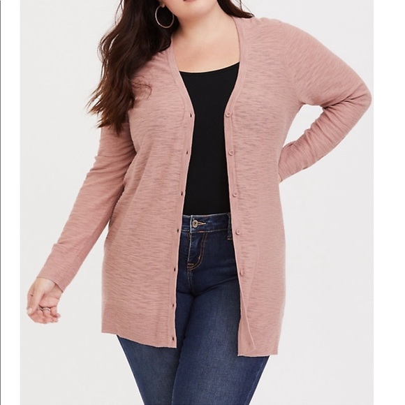 torrid Sweaters - NWT torrid size 2 long length boyfriend cardigan